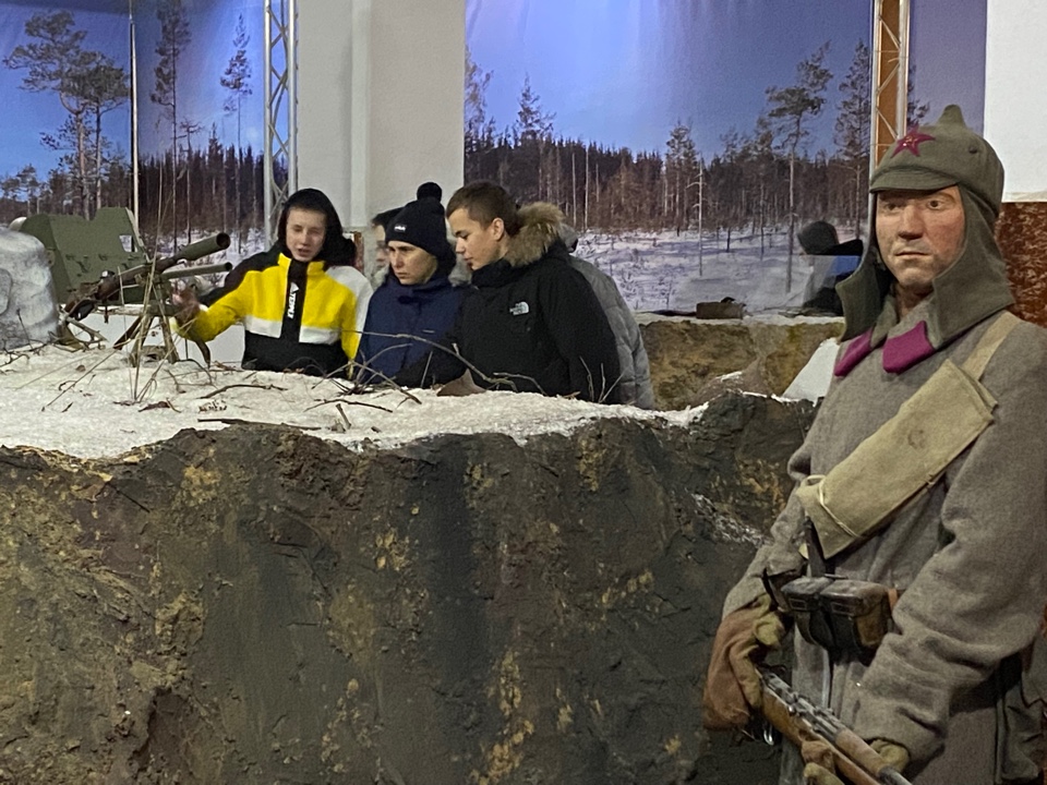 Посещение Военного музея Карельского перешейка