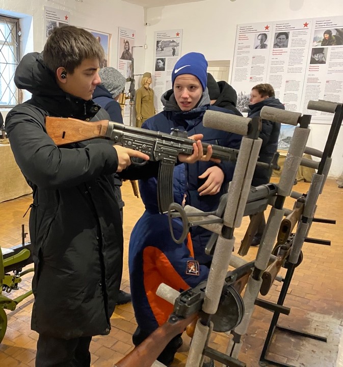 Посещение Военного музея Карельского перешейка