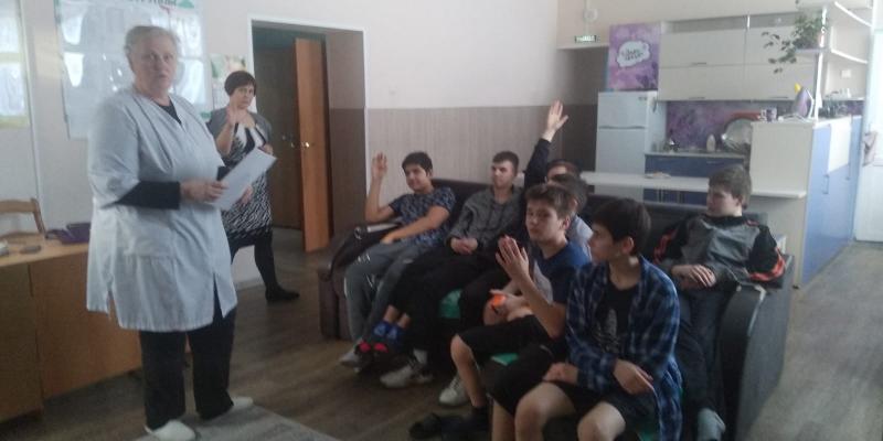 Беседа в рамках недели борьбы с наркотиками и алкоголизмом 