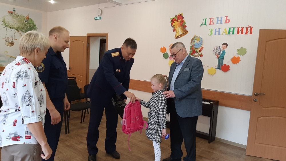Следственнный комитет поздравил нашу первокласснику