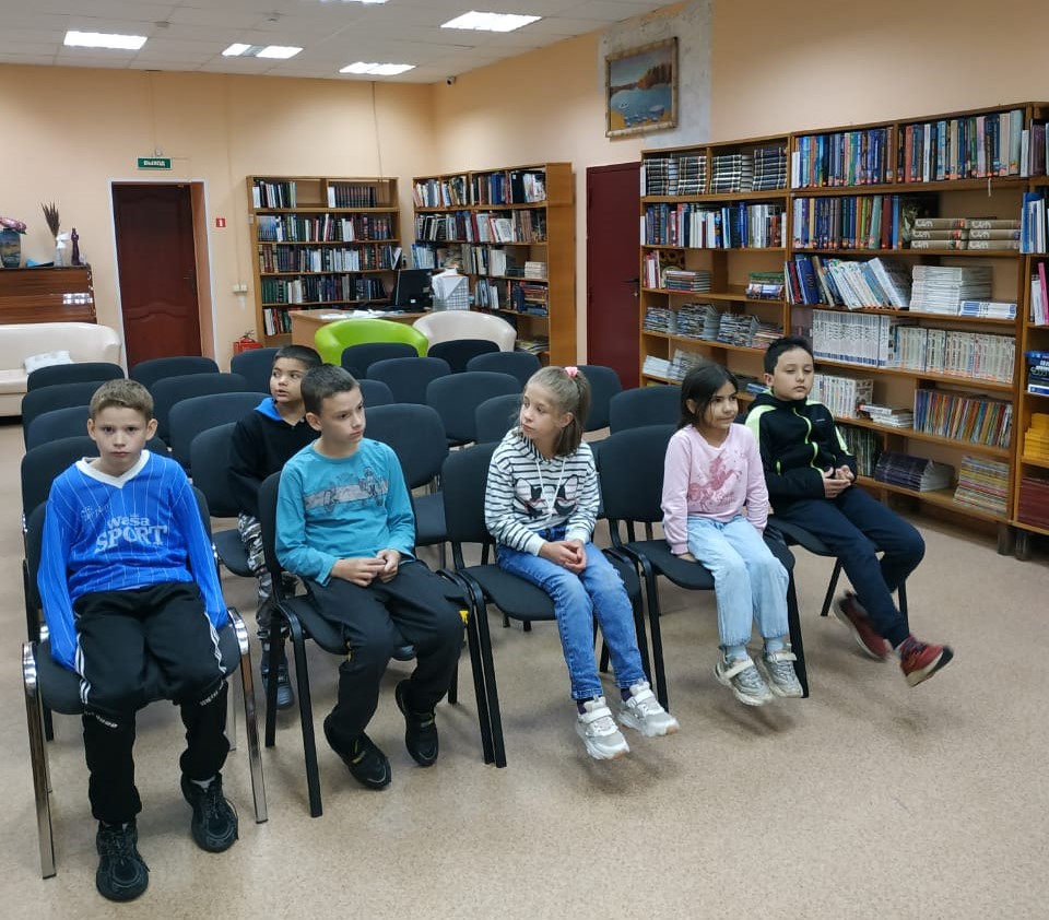 Посещение библиотеки 