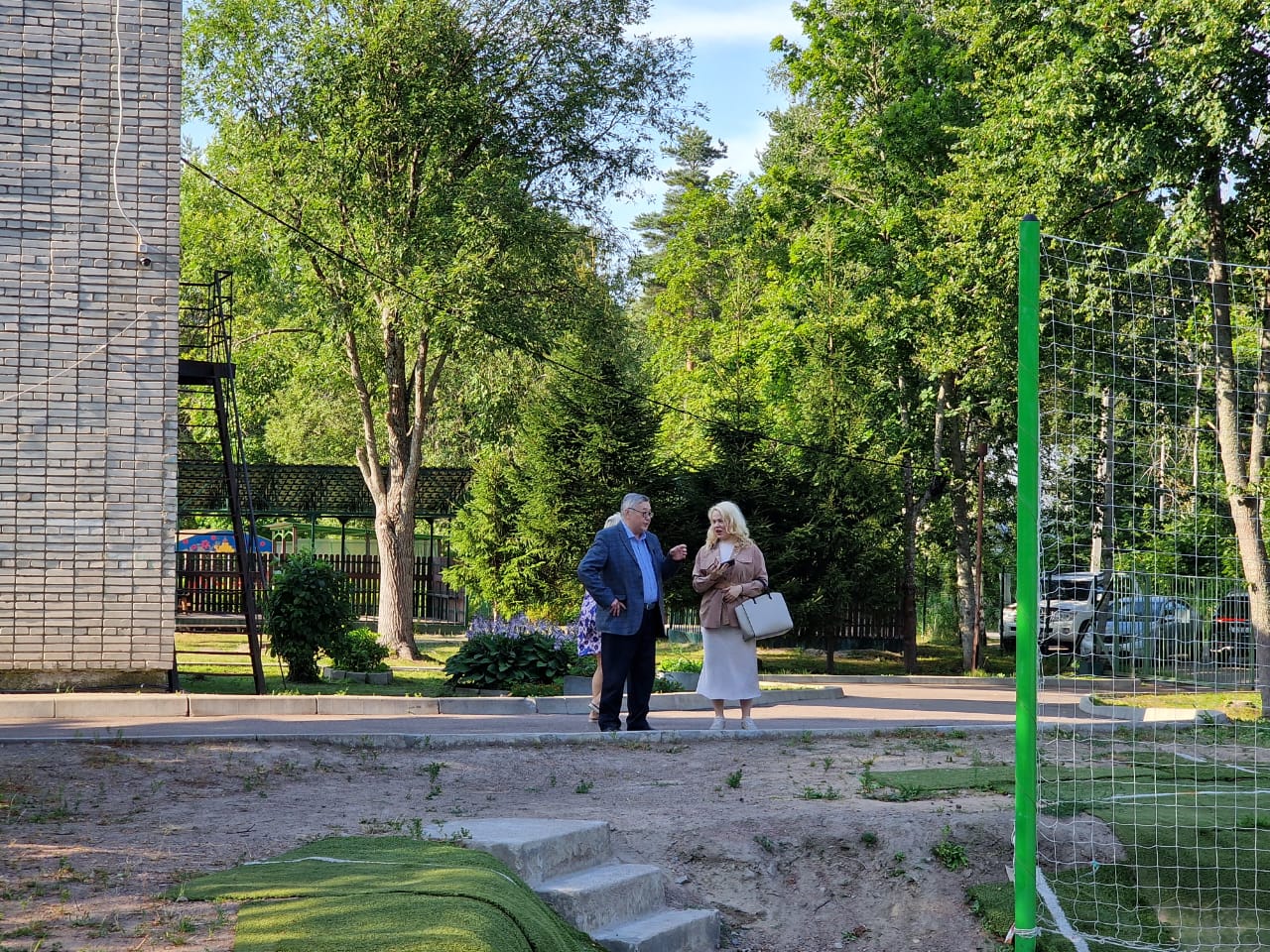 Приезд председателя комитета по социальной защите населения Ленинградской области
