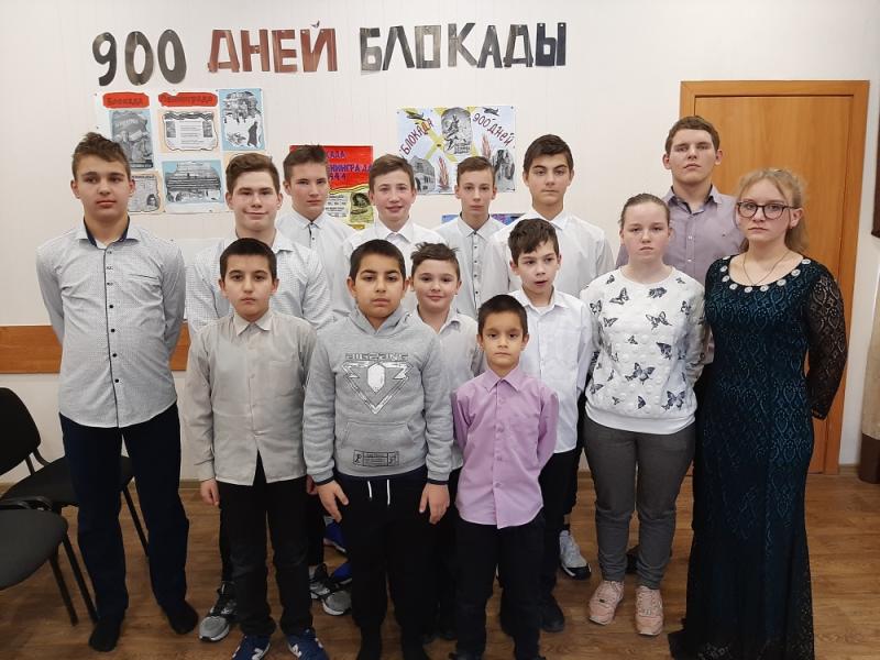 27 января 2021 г. в центре прошло музыкально-тематическое мероприятие «Дни и ночи Блокадного Ленинграда».