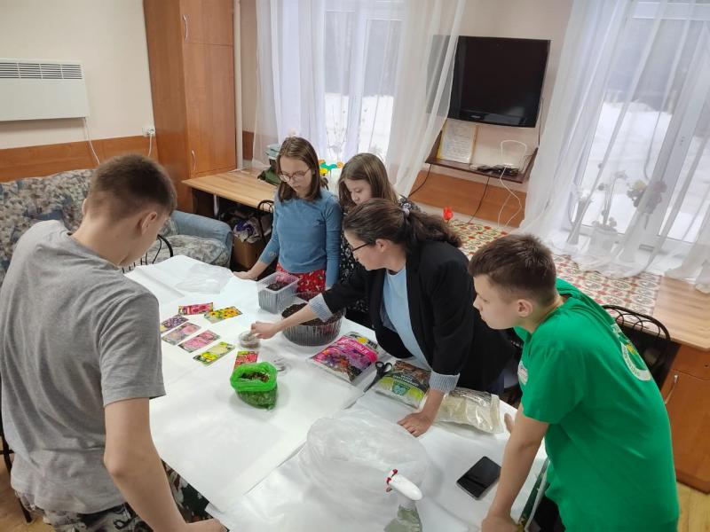 Посев цветов