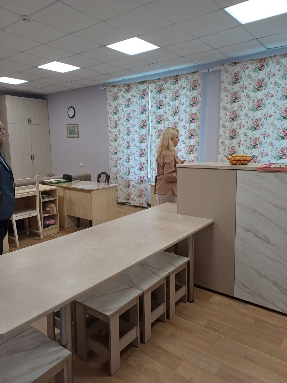 Приезд председателя комитета по социальной защите населения Ленинградской области