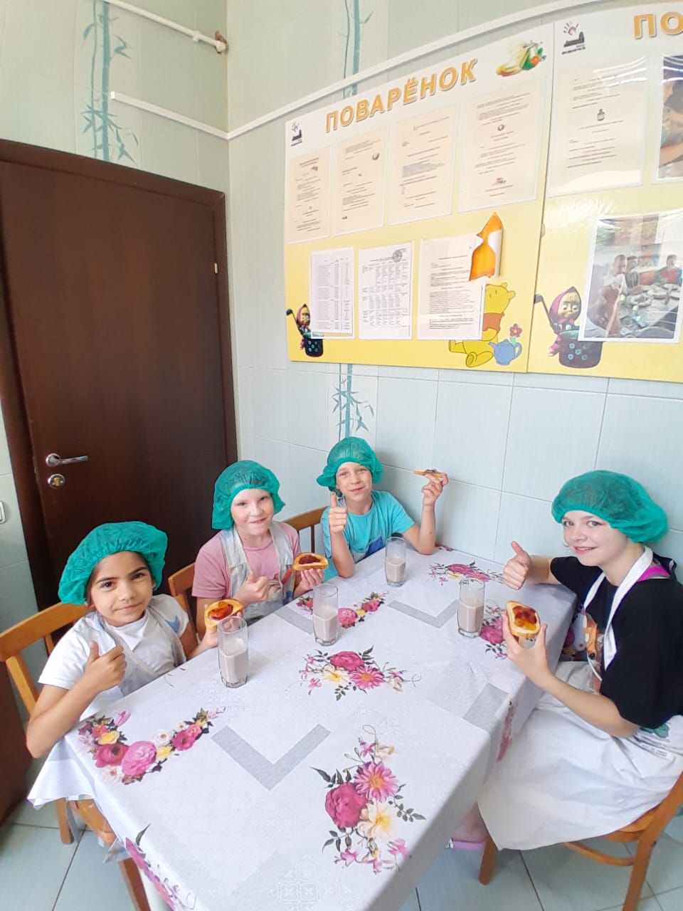 Приготовление какао и горячих бутербродов