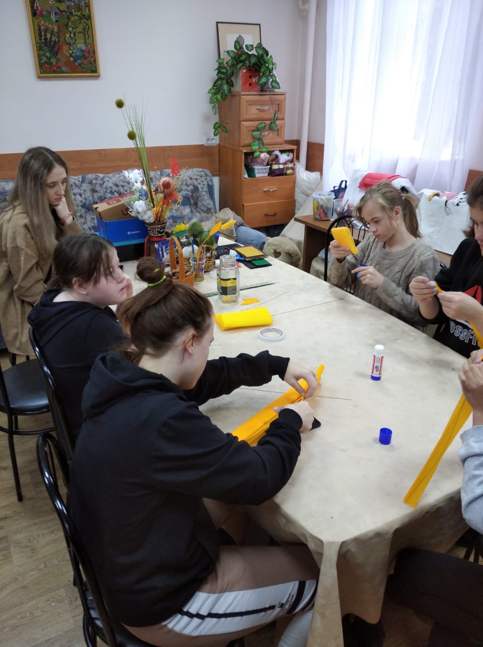 Мастер-класс по изготовлению колосков пшеницы и теннистый турнир