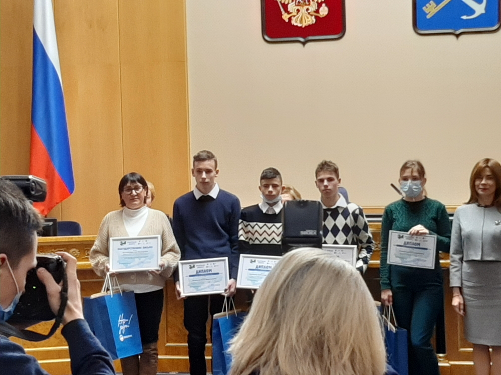 Награждение в СПб "Голубая лента"
