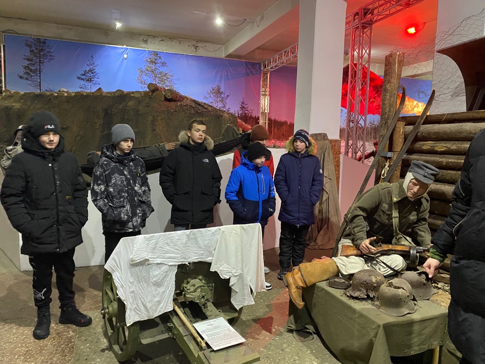Посещение Военного музея Карельского перешейка