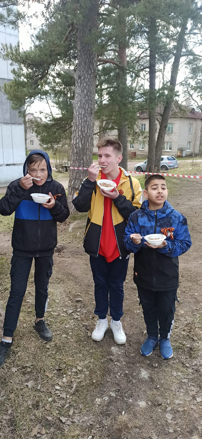 Торжественное мероприятие посвященное Дню Победы в Харитоновском мкр. г.Выборга