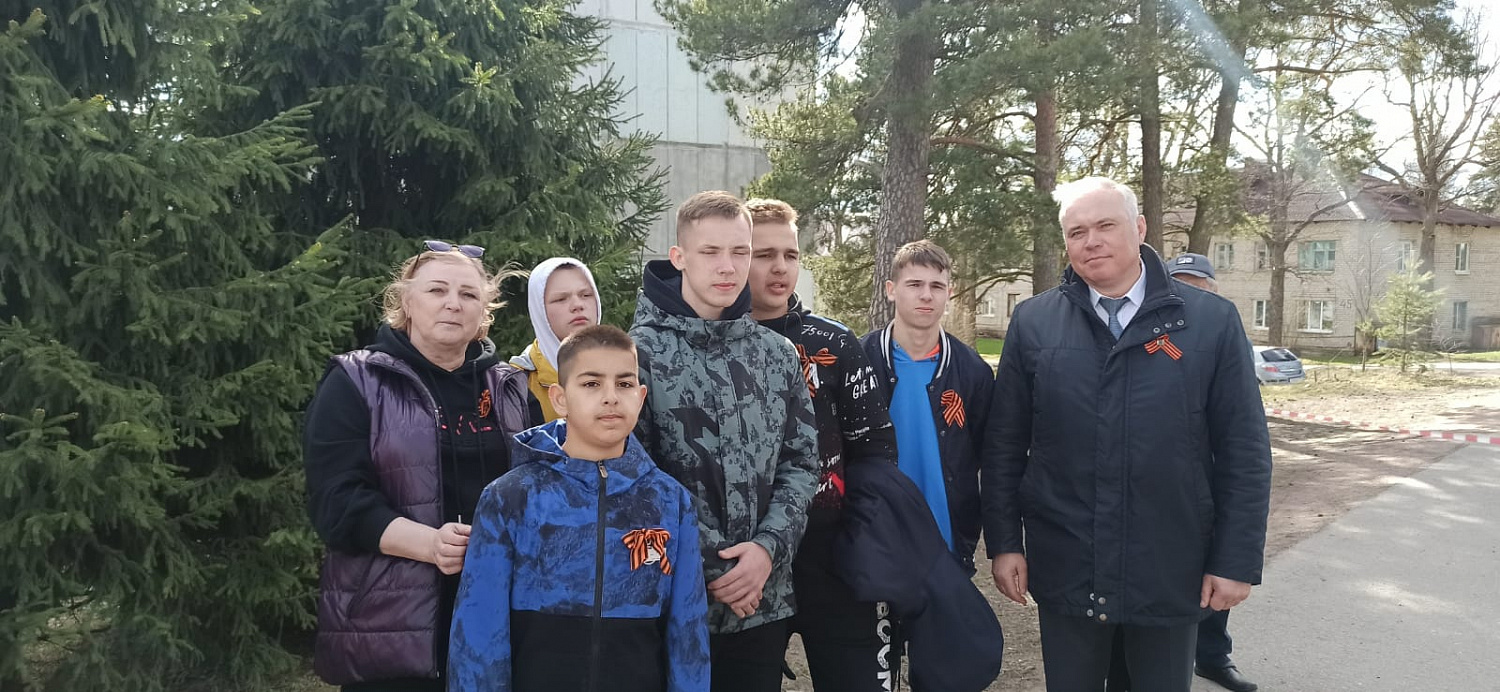 Торжественное мероприятие посвященное Дню Победы в Харитоновском мкр. г.Выборга